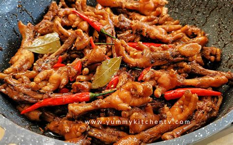 panlasang chicken feet adobo.